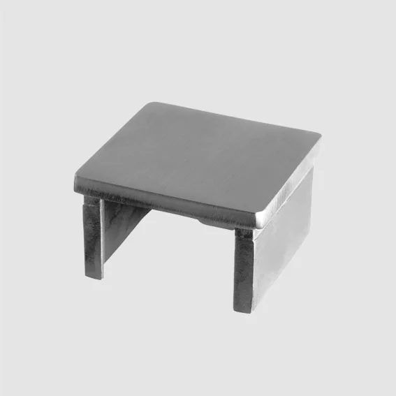 Endkappe für Handlauf eckig aus Aluminium
